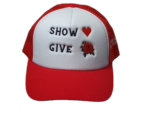 Show Love Give Flowers Trucker Hat